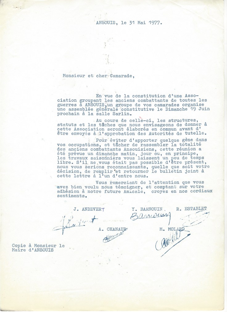 Le 8 mai et la mémoire des combattants